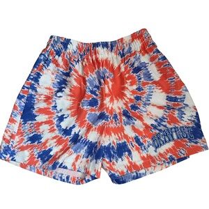 NWT Bravest Studios Men's Mesh Lined Tie-Dye Print Athleisure Breathable Shorts
